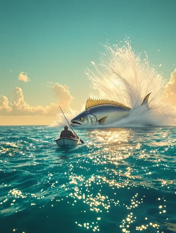 老人与海海报